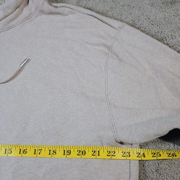 Jordan Flight Fleece Men's Large Pullover Hoodie Hemp-Heather with Pouch Pockets - Picture 7 of 11